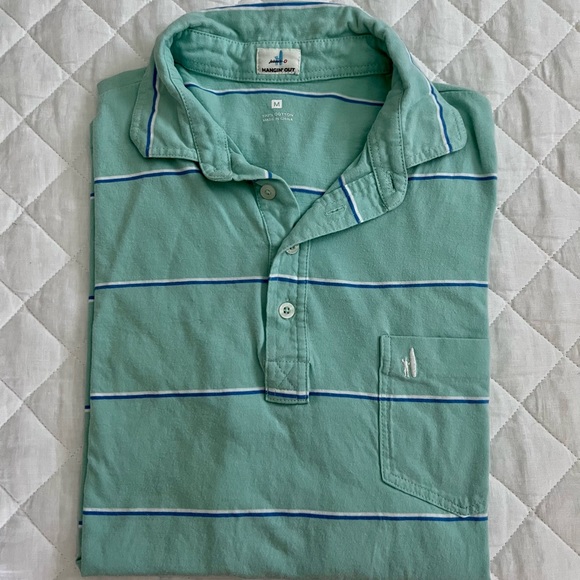 Green and Blue Johnnie O Golf Polo - Picture 1 of 1